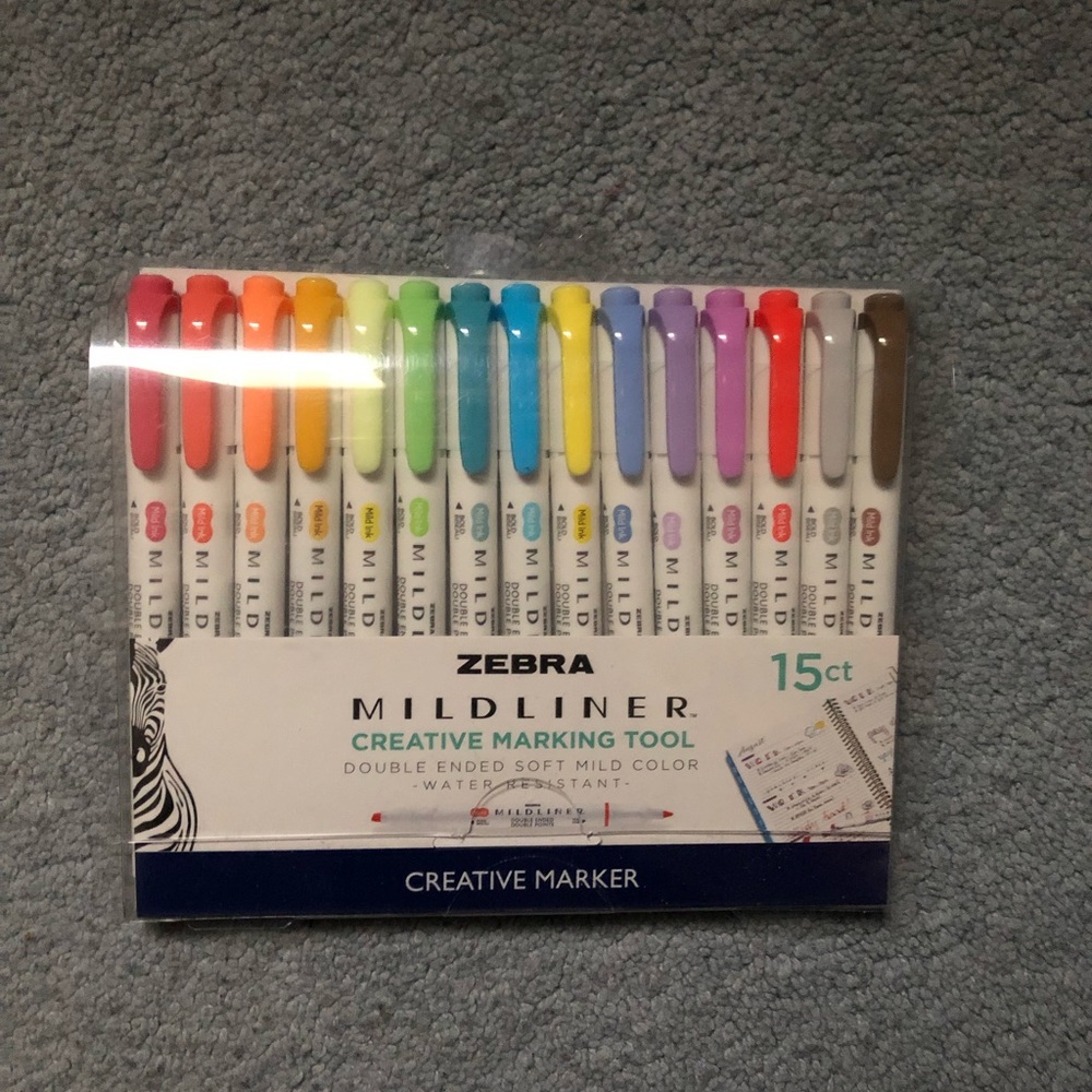 Zebra mildliner highlighters